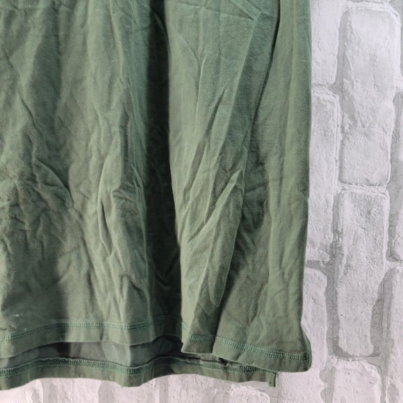 Grass Clippings Golf Polo Shirt Pima Cotton Green Mens Medium Athletic - Picture 5 of 8